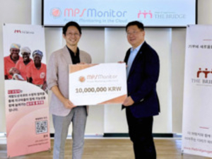MPS Monitor Asia, 더 브릿지 임팩트 기부에 1천만 원 전달